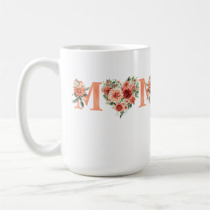 Mug T-shirt de l'ancienne reine florale de maman