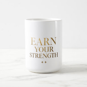 Mug T-shirt de motivation pour la salle de sport « Gag