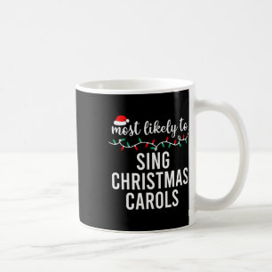 Mug T-shirt de Noël assorti pour famille «Plus suscept