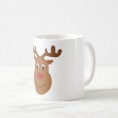 Mug T-shirt de Noël Rennes (Devant droit)