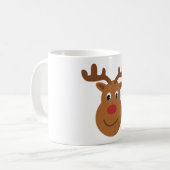 Mug T-shirt de Noël Rennes (Devant gauche)