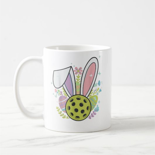 Mug T-Shirt de Pâques Pickleball (Gauche)