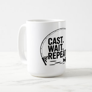 Mug T-Shirt de pêche minimaliste - Style extérieur sim
