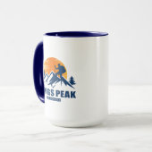Mug T-shirt de randonnée pédestre Retro Longs (Devant gauche)