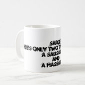 Mug T-shirt de sarge/Sargent (Devant gauche)
