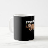 Mug T-shirt de sloth Ew People (Devant gauche)