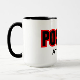 Mug T-Shirt de typographie motivationnelle à attitude