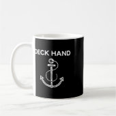 Mug T Shirt Deck Hand pour la navigation et la voile (Gauche)