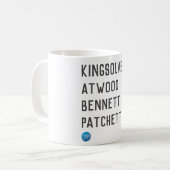 Mug T-shirt des auteurs de fiction littéraire (Devant gauche)