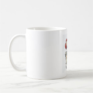 Mug T-shirt design vintage gravure lama patriotique_1