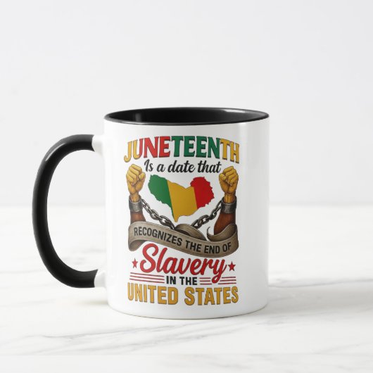 Mug T-Shirt drôle de Juneteenth Blissboy , junete (Gauche)