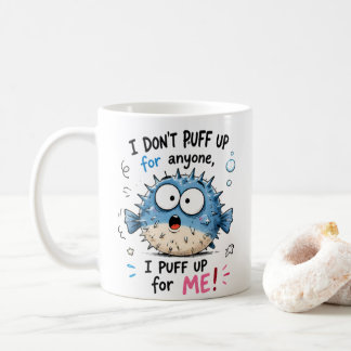 Mug T-shirt drôle pour enfants au poisson-globe | Je m