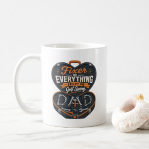 Mug T-shirt drôle pour papa de golf – Réparateur de to
