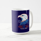Mug T-Shirt du 4 juillet (Devant droit)