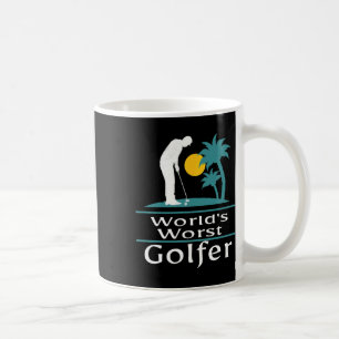 Mug T-shirt du pire golfeur du monde Drôle Cadeau Golf