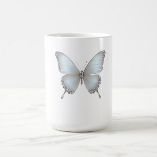 Mug T-shirt élégant pour femme en cristal argenté papi