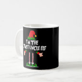 Mug T-shirt Elf Noël Je Suis L'Oncle Fou Elf Xmas (Devant gauche)