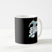 Mug T-shirt Essential Surfer Argent (Devant droit)