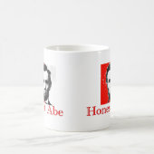 Mug T-shirt et cadeaux d'art "d'Abe honnête" Abe (Centre)