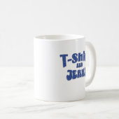 Mug T-shirt et jeans (Devant droit)