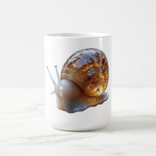 Mug T-shirt femme Crystal Glass Escargot Lumineux Natu