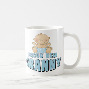 Mug T-shirt fière nouvelle grand-mère