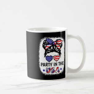Mug T-shirt Fille Fête Aux États-Unis 4 Juillet Drapea