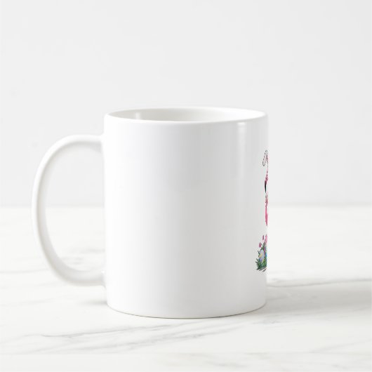 Mug T-Shirt Flamant de Pâques (Gauche)