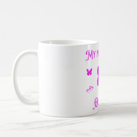 Mug T-shirt foncé de base (Gauche)