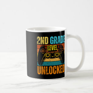 Mug T-shirt Gamer Boy Niveau 2ème Année Débloqué Premi