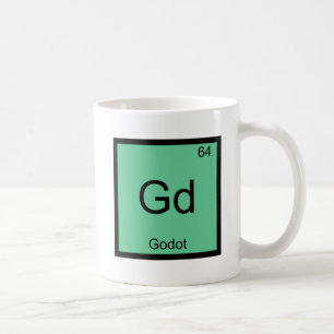 Mug T-Shirt Gd - Symbole d'élément de chimie drôle God