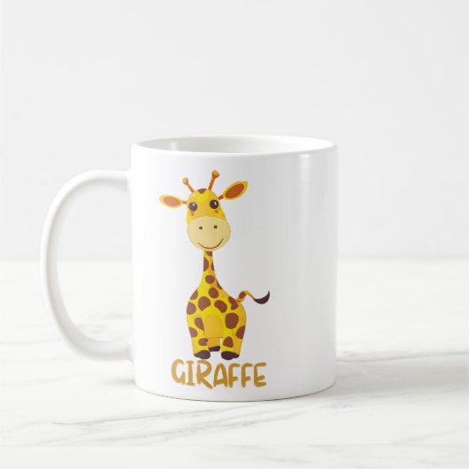 Mug T-shirt Giraffe pour enfants (Gauche)