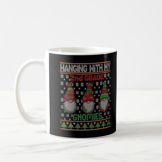 Mug T-shirt Gnomies 2e enseignant de Noël (Gauche)