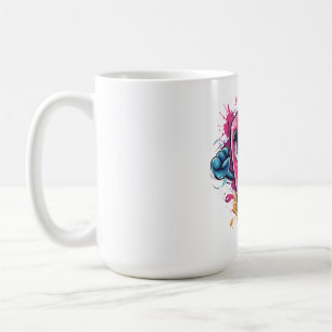Mug T-shirt graphique à cri de bâtonnet glacé en colèr