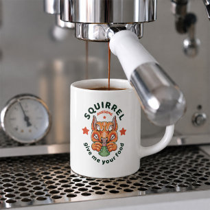 Mug T-shirt graphique animalier écureuil fou
