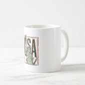 Mug T-shirt graphique bubble gum Statue de la Liberté (Devant droit)