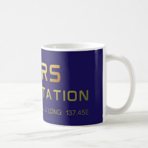 Mug T-shirt graphique Future Mars Space Station avec s
