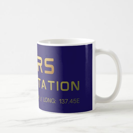 Mug T-shirt graphique Future Mars Space Station avec s (Droite)