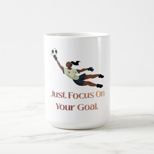 Mug T-shirt graphique inspirant pour gardien de footba (Centre)