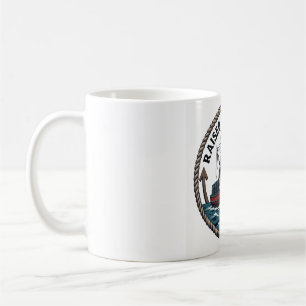 Mug T-shirt graphique « Raised by the Tide » pour homm
