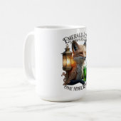 Mug T-shirt graphique renard Emerald Alibi (Devant gauche)