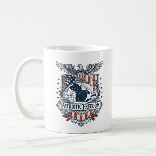 Mug T-shirt graphique vectoriel de fierté des Grands L (Gauche)