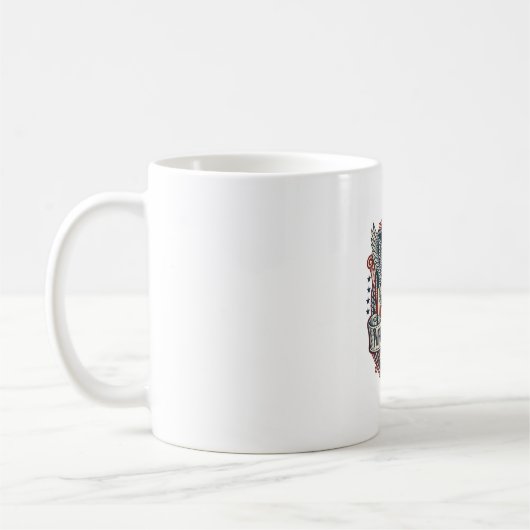 Mug T-Shirt Graphique Vectoriel de la Série Fierté Pat (Gauche)