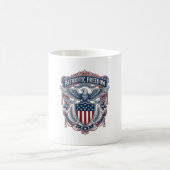 Mug T-Shirt Graphique Vectoriel de Style de Drapeau de (Centre)