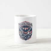 Mug T-shirt graphique vectoriel pour collectionneur d' (Centre)