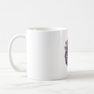 Mug T-shirt graphique vectoriel prépa côtier patriotiq