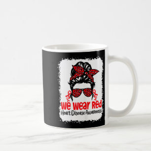 Mug T-shirt homme 'Nous portons du rouge pour sensibil