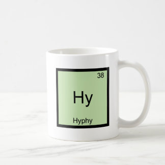 Mug T-Shirt Hy- Hyphy Symbole d'élément de chimie drôl