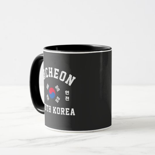 Mug T-Shirt Incheon Corée du Sud (Devant gauche)
