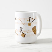Mug T-shirt Instruments de musique éthiopienne (Devant droit)
